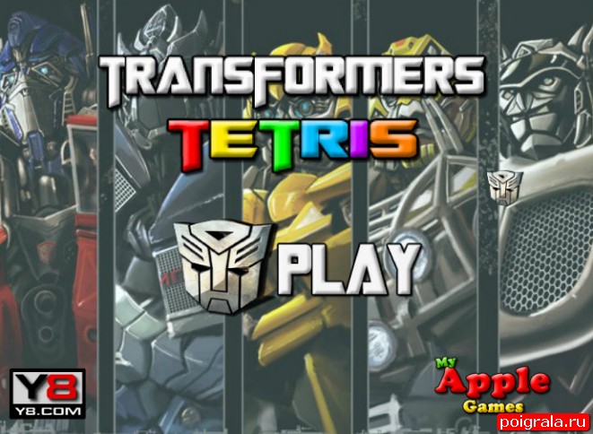 Игра Трансформеры тетрис Трансформеры тетрис картинка 1